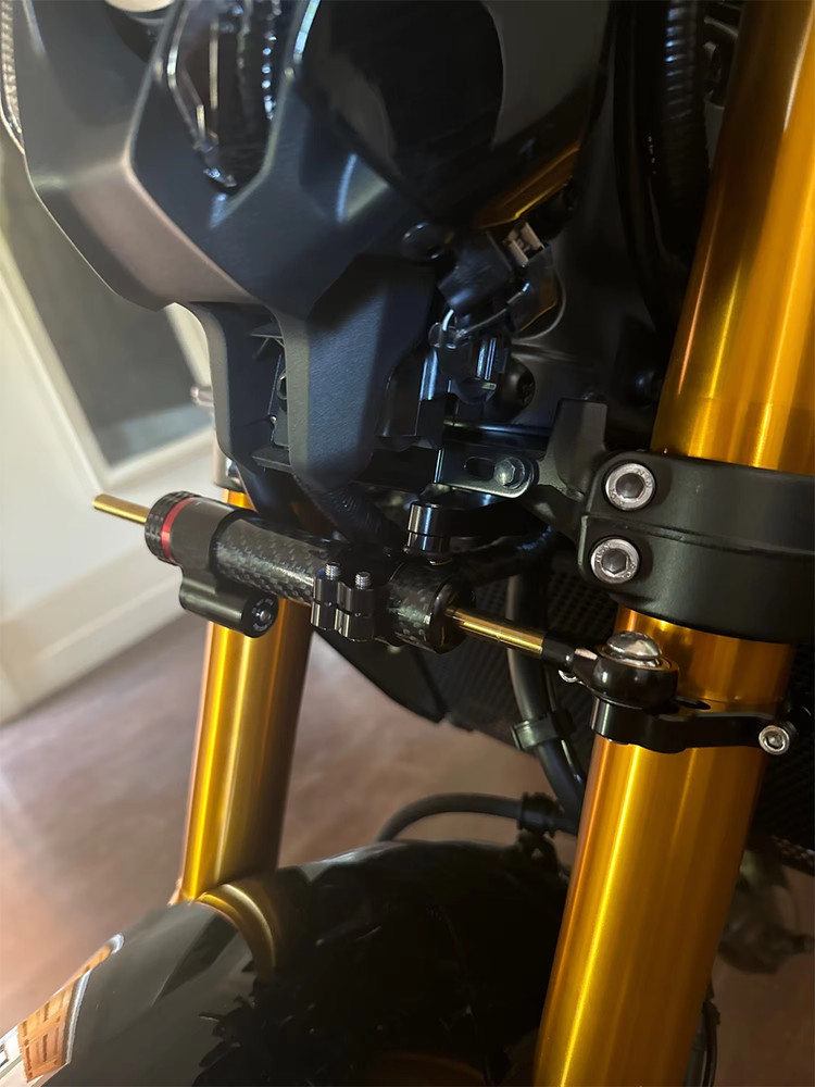 Steering Damper Mount Bracket Stabilizer Support For YAMAHA MT 09 SP 21-2024