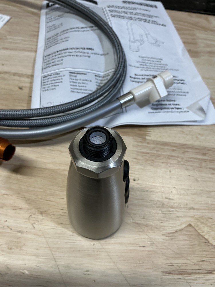 Scratch! MOEN Boman Single Handle Pull-Down Sprayer Kitchen Faucet w/ Soap