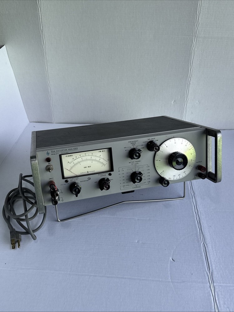 HP 331A Distortion Analyzer Hewlett Packard Vintage Audio Tester Powers On