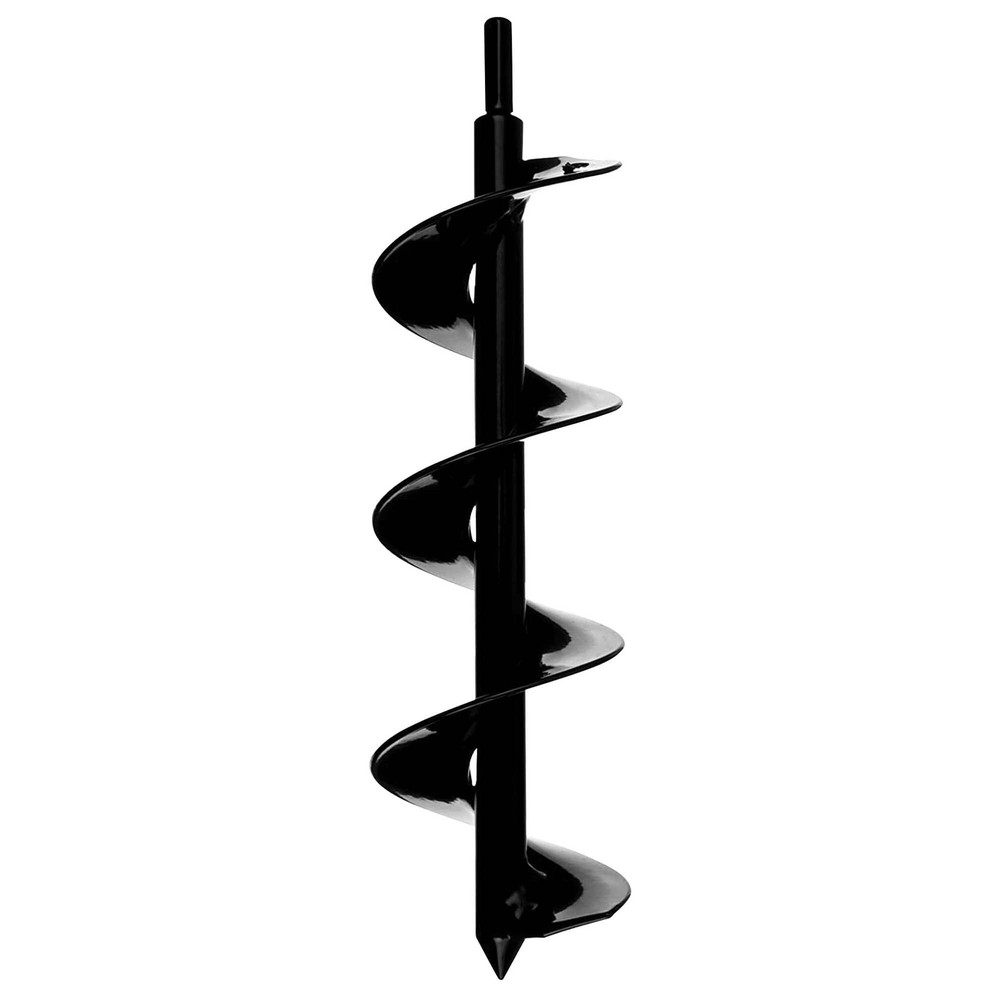 DIY Guru Garden Auger- 3"x12" Drill Bit Hole Digger for Post Diggers, Digging...