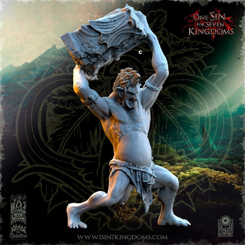 Mountain Troll | The Beholder Miniatures