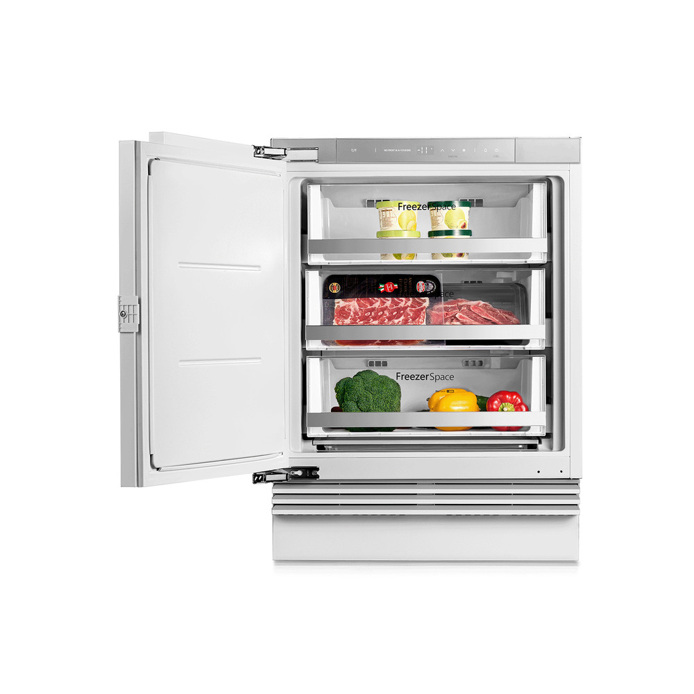 Ca'lefort 3.75 Cu.ft Single Door White Panel Ready Refrigerator Mini Fridge