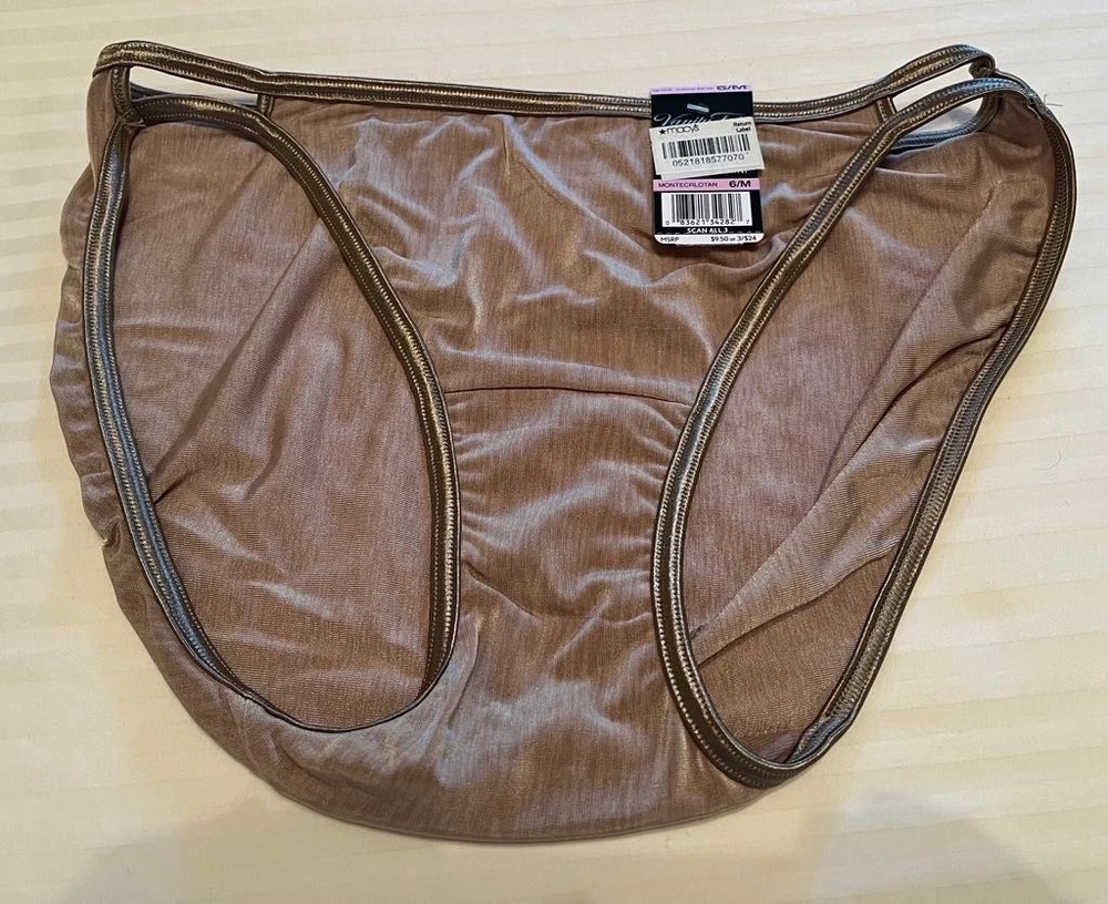 Vanity Fair string bikini panties size 6