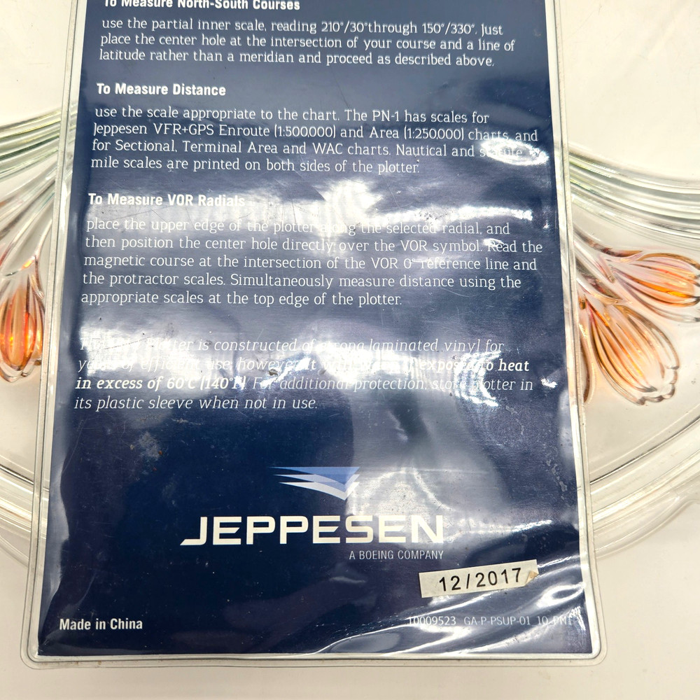 Jeppesen Navigation Plotter PN-1 Vintage