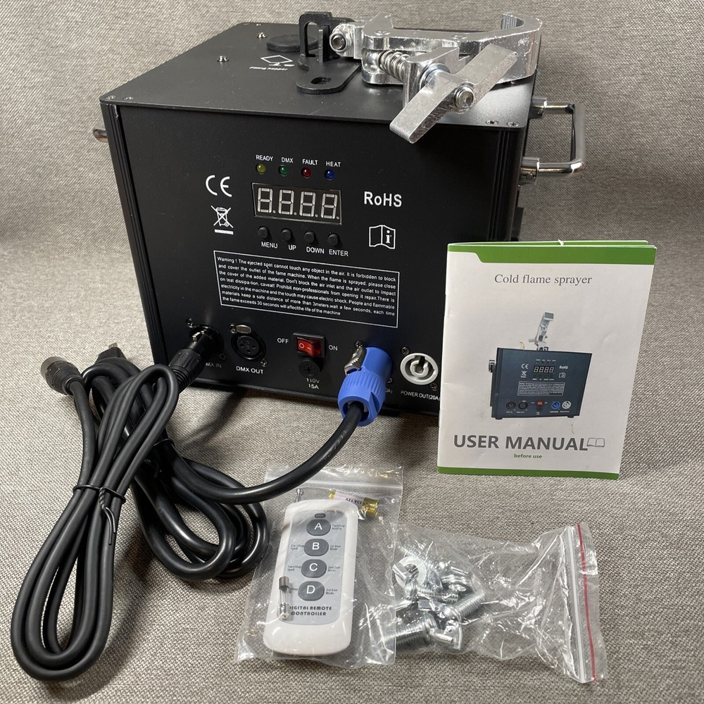 Cold Spark Machine *Spray Downward* DMX Firework Stage Effect Party Show Remote