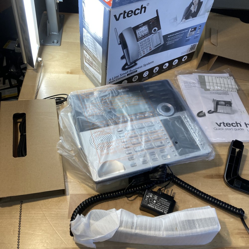Vtech CM18245 4-Line Corded Business Phone System Wireless REQUIRES CM18445