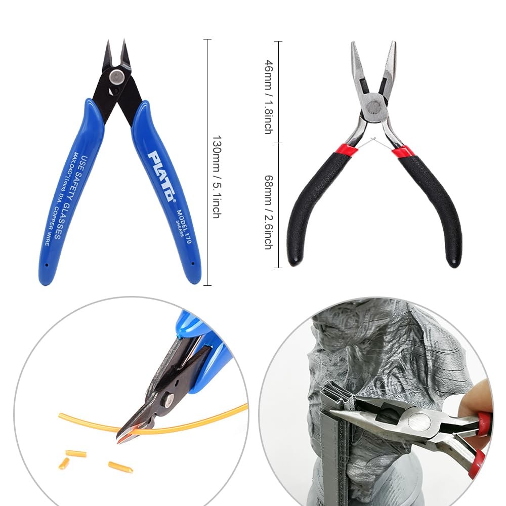 Multi-Purpose Pro Grade 3D Printer Accessories Kit, Professional-Grade Tools