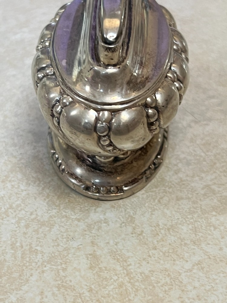 Vintage 1940's Ronson Crown Table Lighter - Silverplated