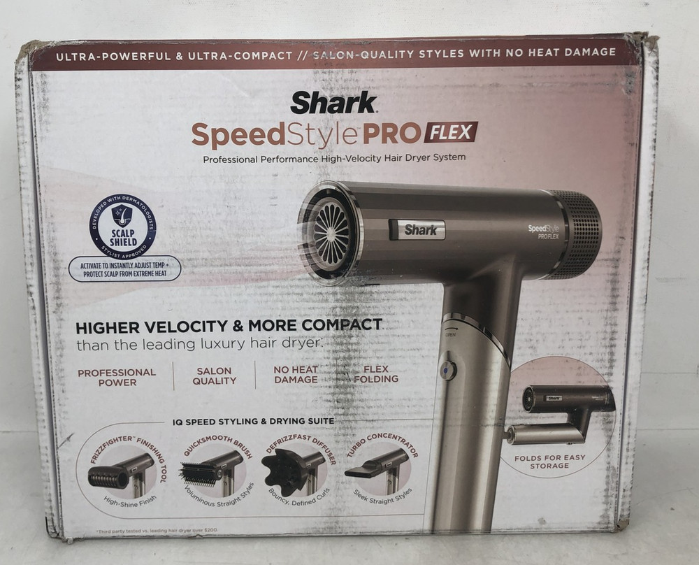 Shark Speed Style Pro Flex Professional Performance High-Velocity,Mocha Silver