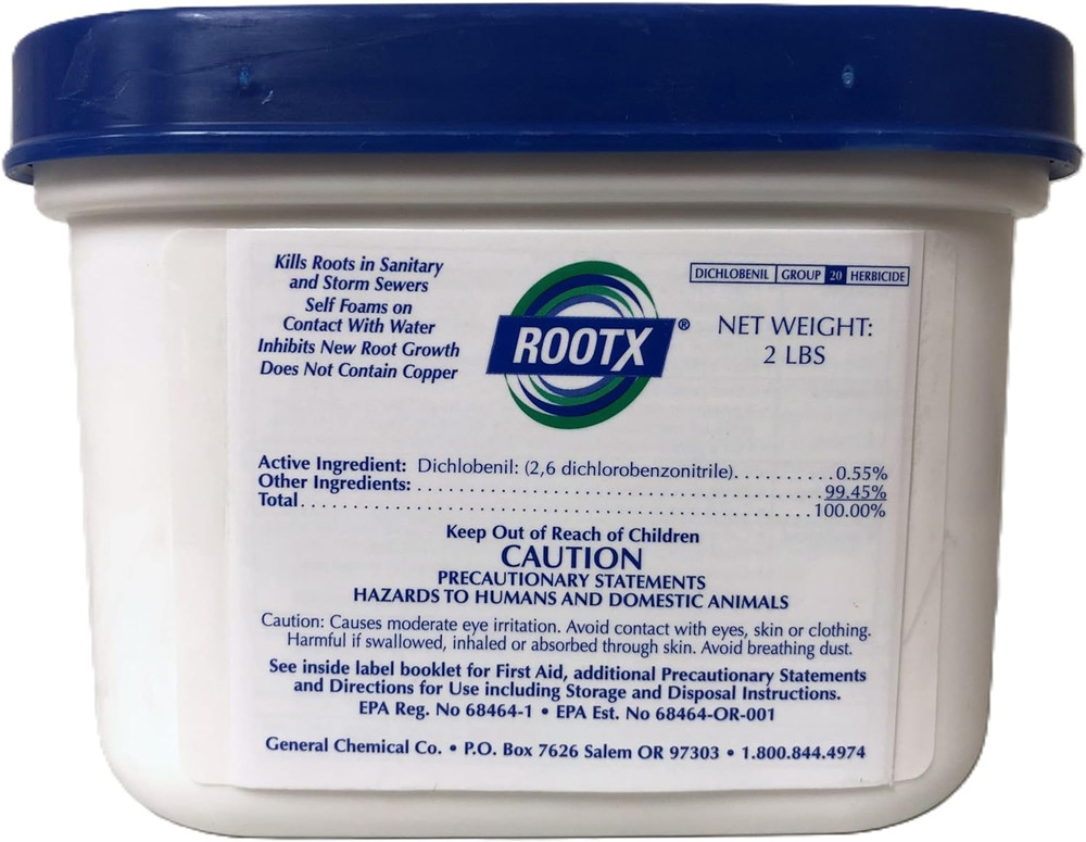 Intrusion Solution 2LB. JAR with Funnel/APPLICATOR Foaming Root Control