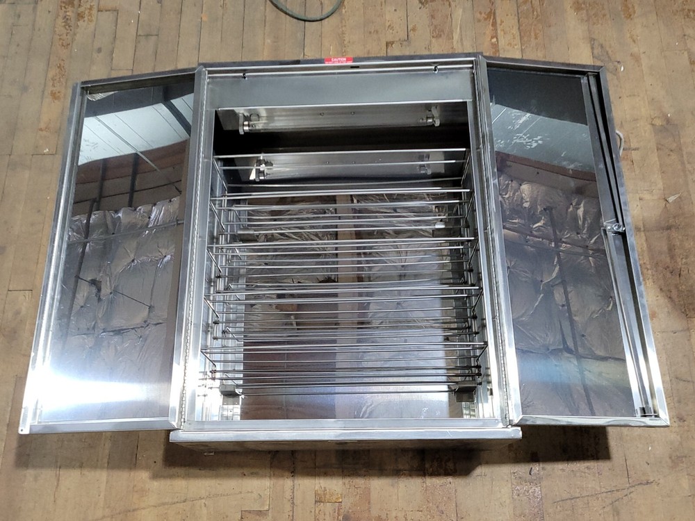 Stainless Steel UV Light Sterilization Cabinet Shelf with Timer 32" x 24" x 9"
