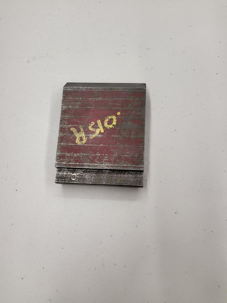 Custom 90° Press Brake Standard Tooling Punch 3.5" Long .015" Radius BTB1