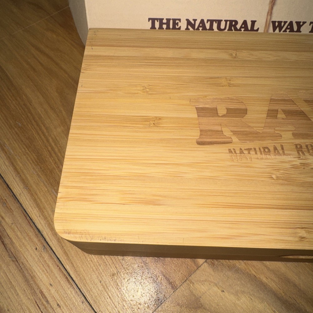 Raw Backflip Magnetic Bamboo Rolling Tray