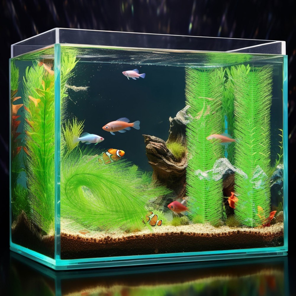 2 Pcs Hatching Grass Brushes Aquarium Breeding Mop Fish Spawning