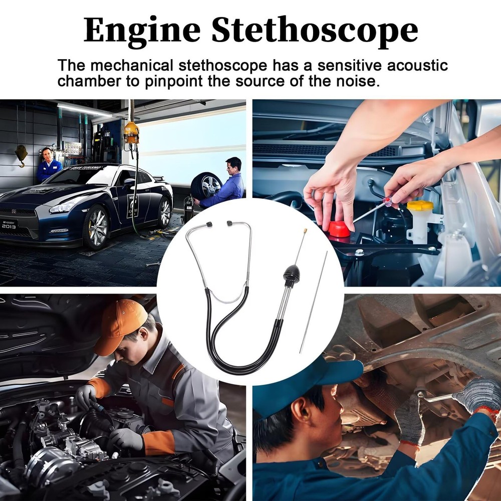 Automotive Mechanic Stethoscope for Engine Diagnostics - Universal Tool