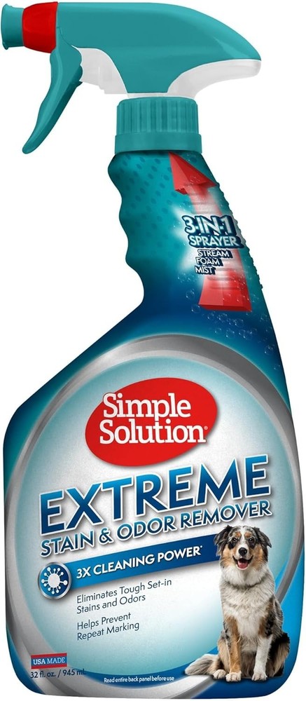 Multi-Surface Pet Odor Eliminator - 32 oz Enzymatic Cleaner, Fast-Acting Formula