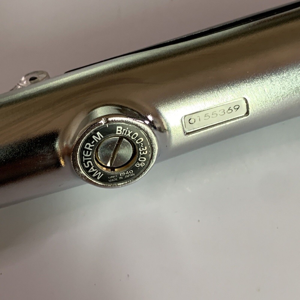 Atago Master Refractometer Brix 0.0-33% Master-M 2313 Handheld Made in Japan