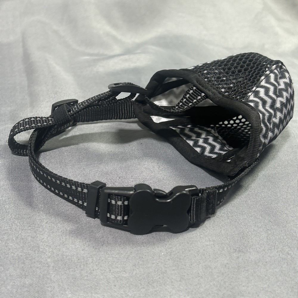 Dog Muzzle Anti Barking Bite Chewing Mesh Mask Training Small Medium Breathable