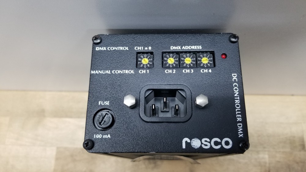 ROSCO 4 CHANNEL DC CONTROLLER DMX 230/120V DHA