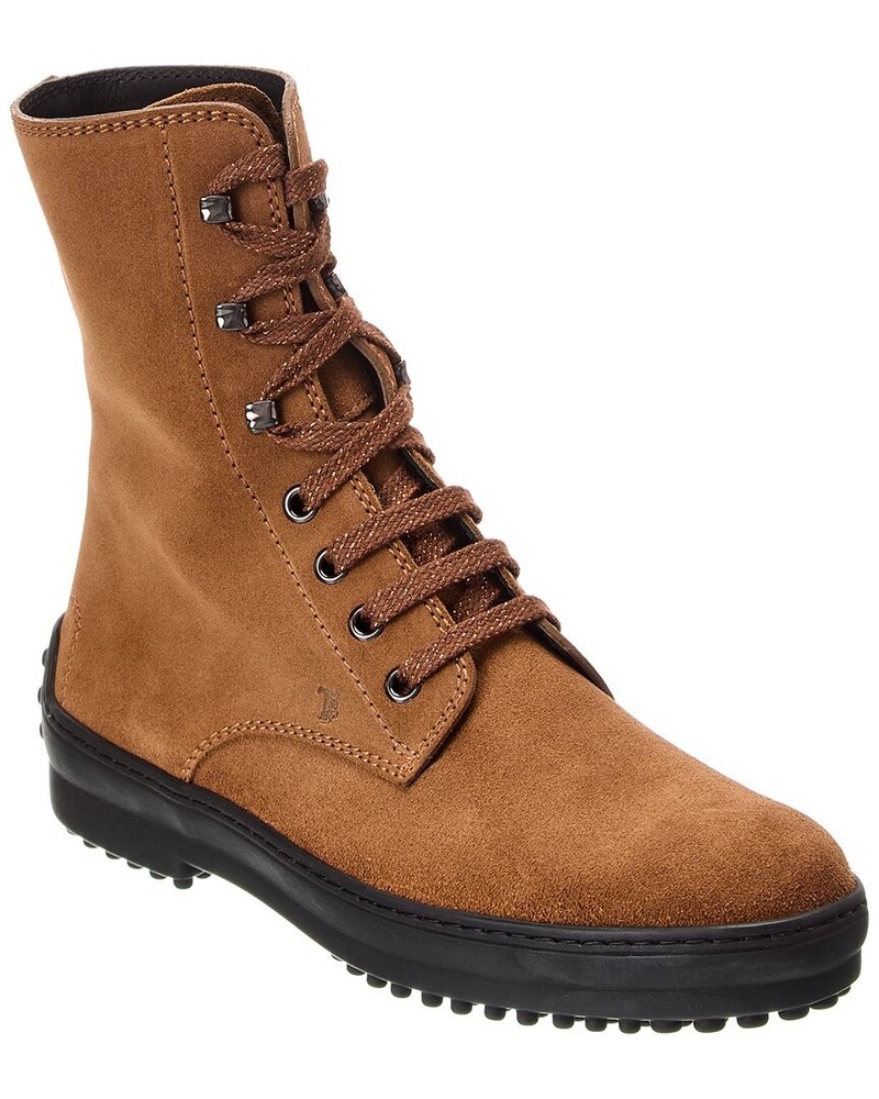 Tods Gommini Cassetta Suede Boot Women's