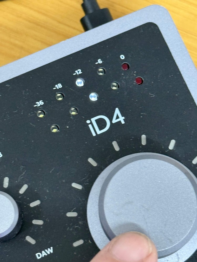 Audient iD4 USB-C Audio Interface with Audio-Technica AT2020 Tested - Used