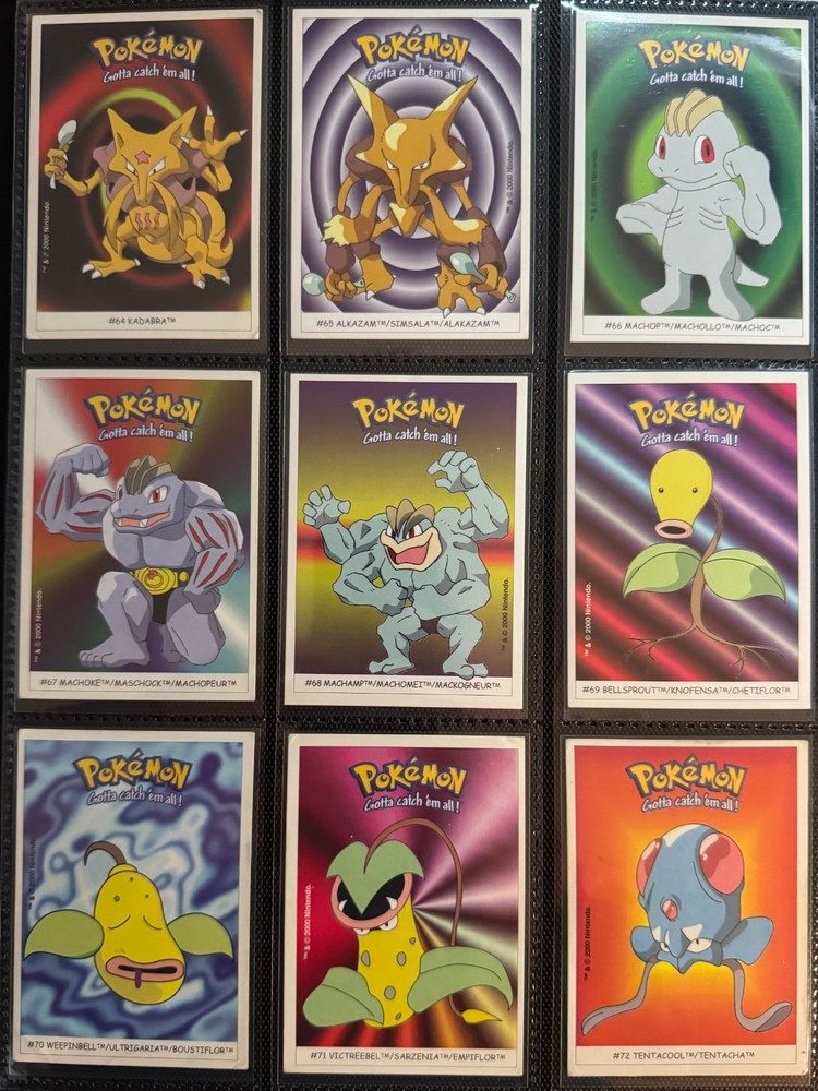 Pokemon Dunkin Boomer 2000 - complete 150/150 set - EXCELLENT - Charizard