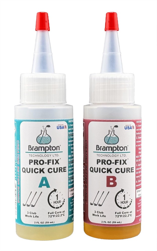 Brampton PRO-FIX Quick Cure Golf Epoxy - 1 Hour Club 4 Ounce,