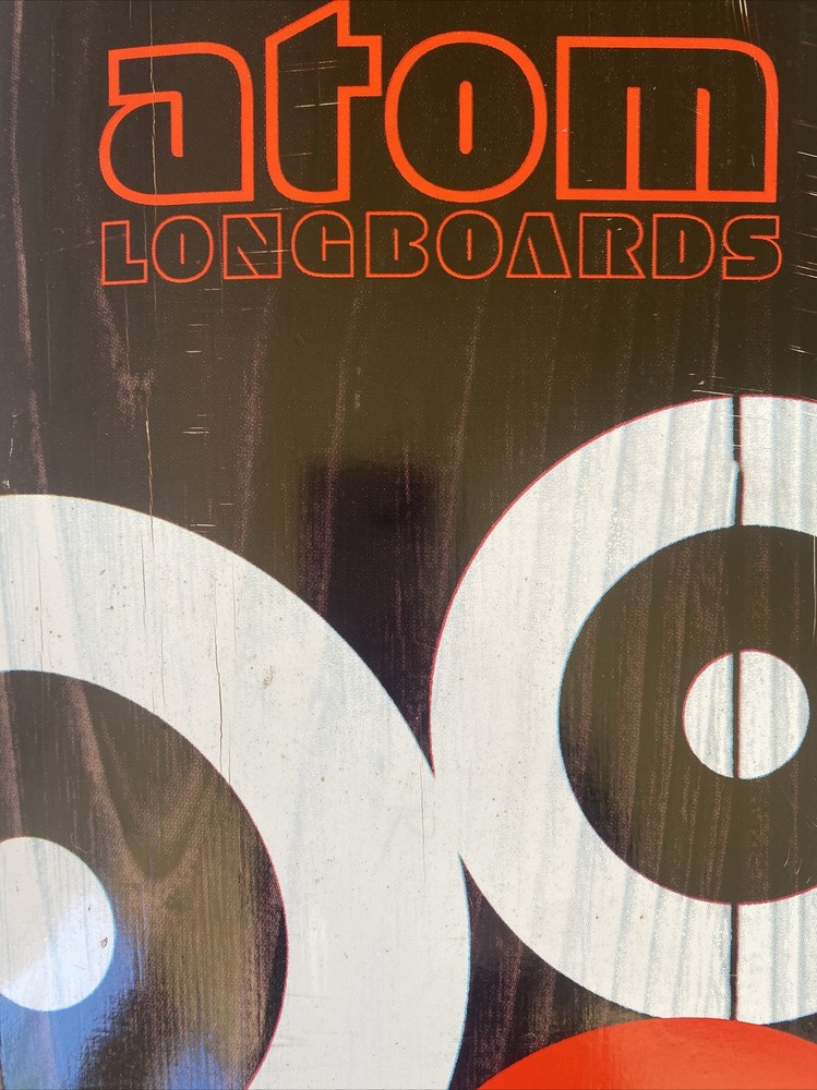 Atom Drop Deck Longboard (41-Inch) With Barcode Sticker