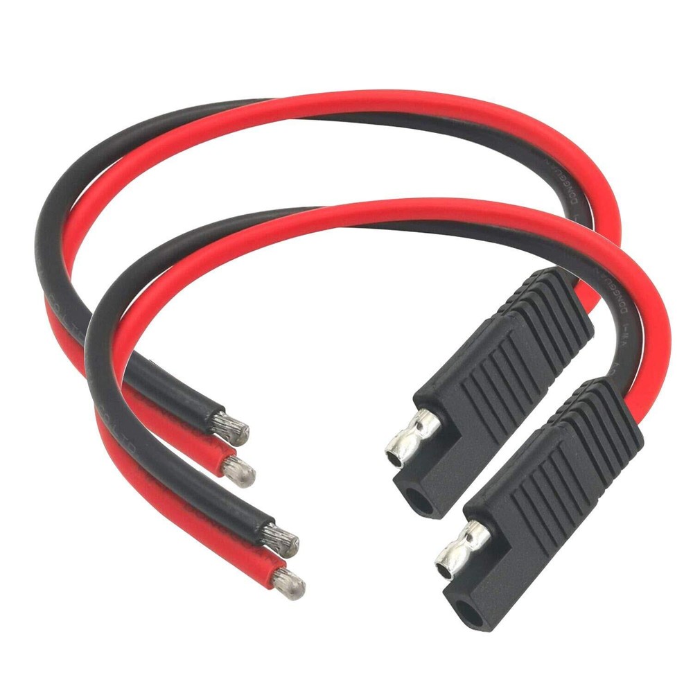 SAE 2 Pin Quick Connector Disconnect Plug Cable SAE Connector 2 Pin Single Pl...