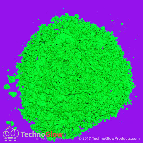 Fluorescent Powder, GREEN - UV Reactive Powder / Pigment