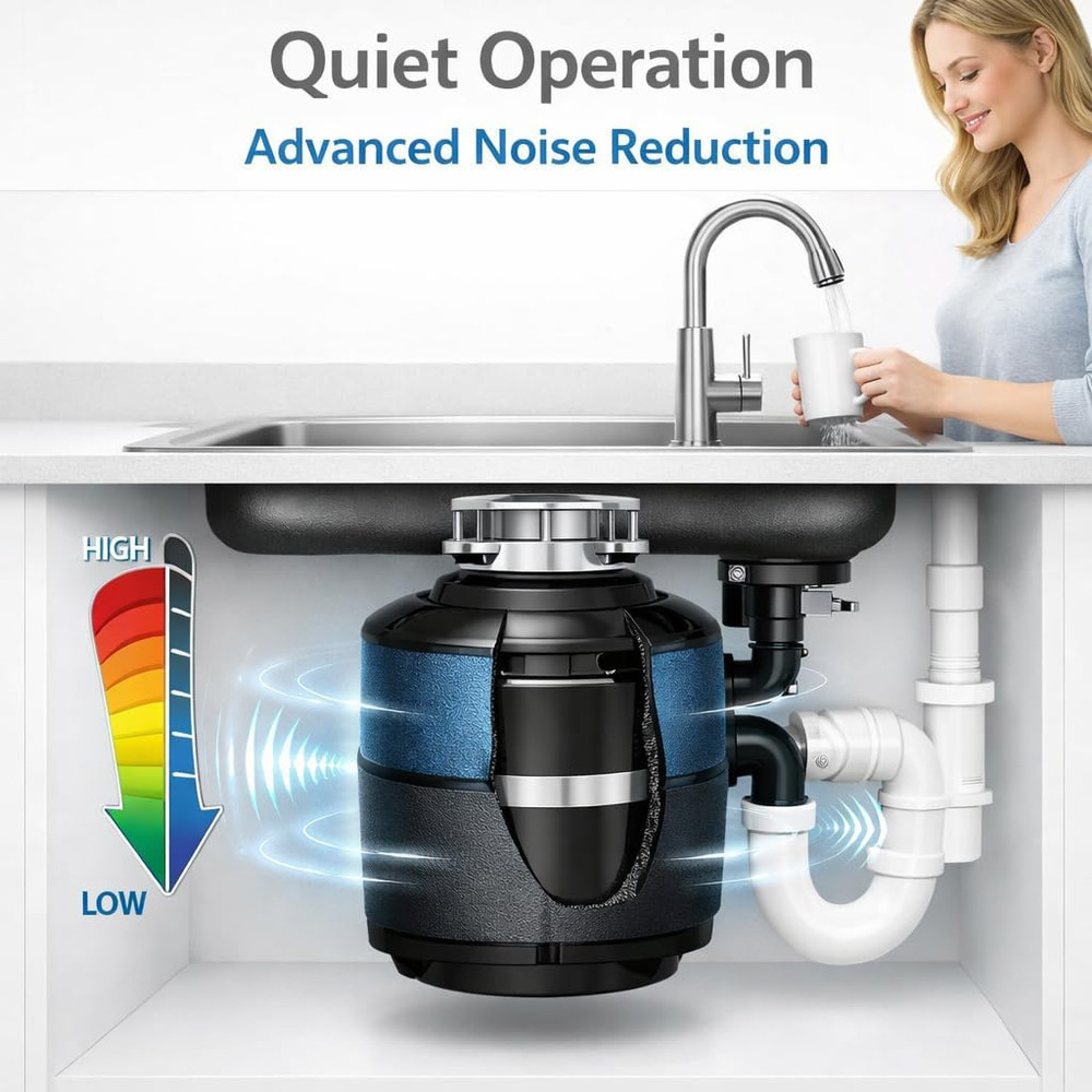 Replacement for Insinkerator Antimicrobial Quiet Collar Sink Baffle Part# QCB-AM