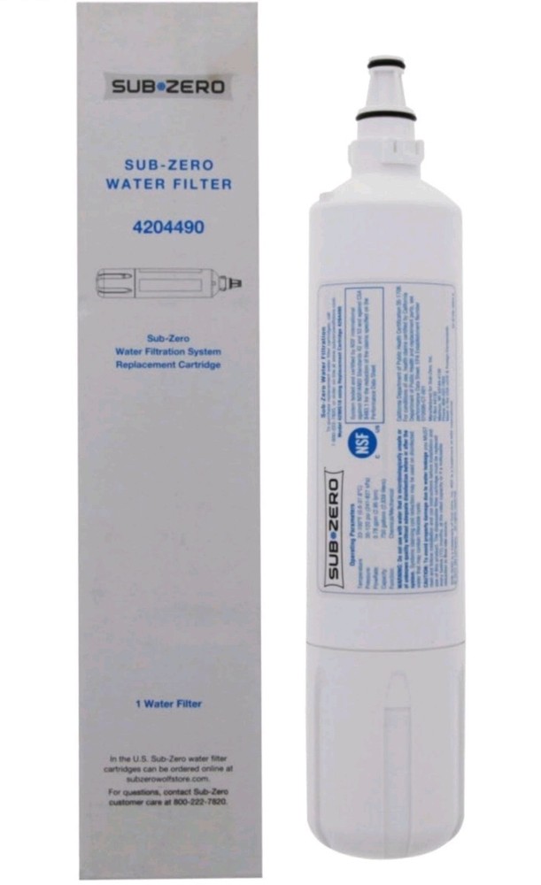 1 PACK Sub-Zero 4204490 Refrigerator Water Filter - White New USA