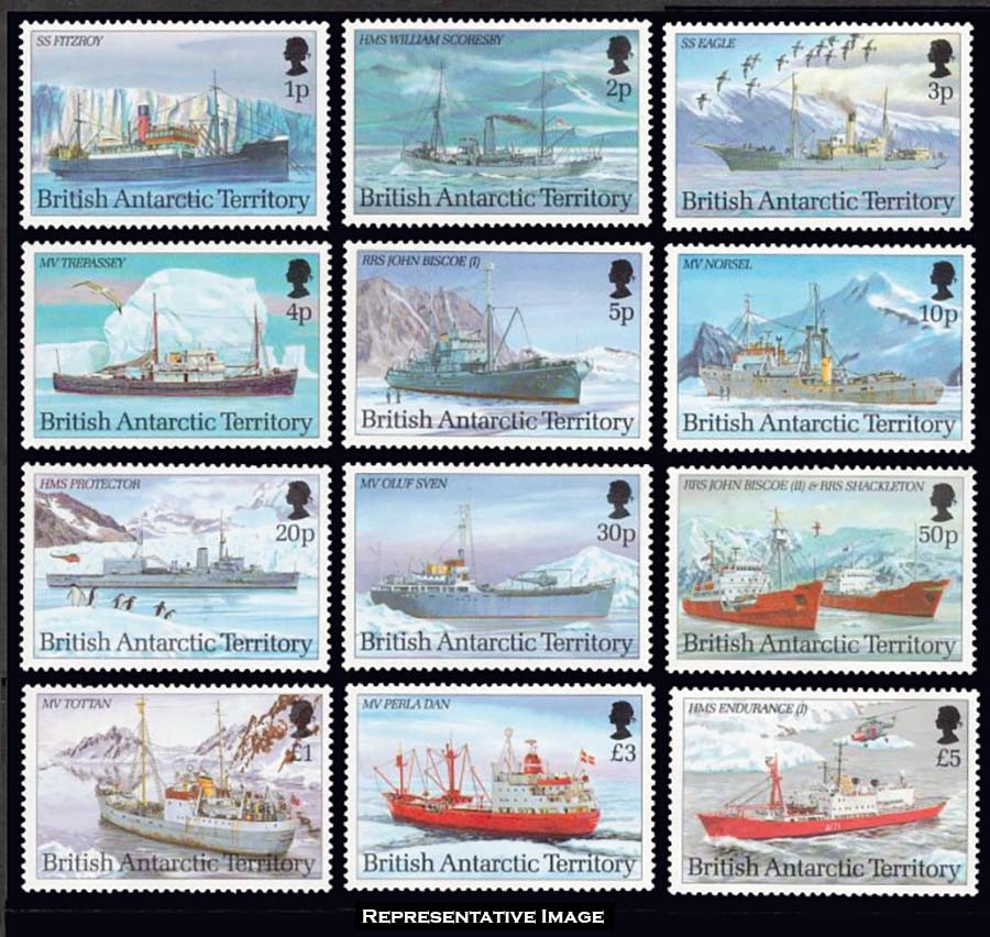 British Antarctic Territory Scott 202-213 Mint never hinged.