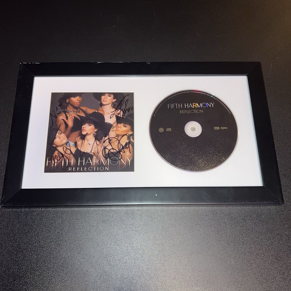 Fifth Harmony CD 2015 Reflection Signed Framed Autographed By All Five Members