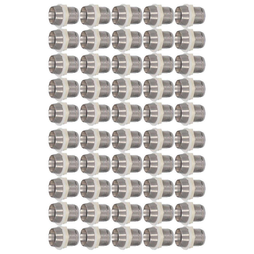 50 Set LED Holder Chrome Plated For Panel Mount Light Diode 10mm Popular