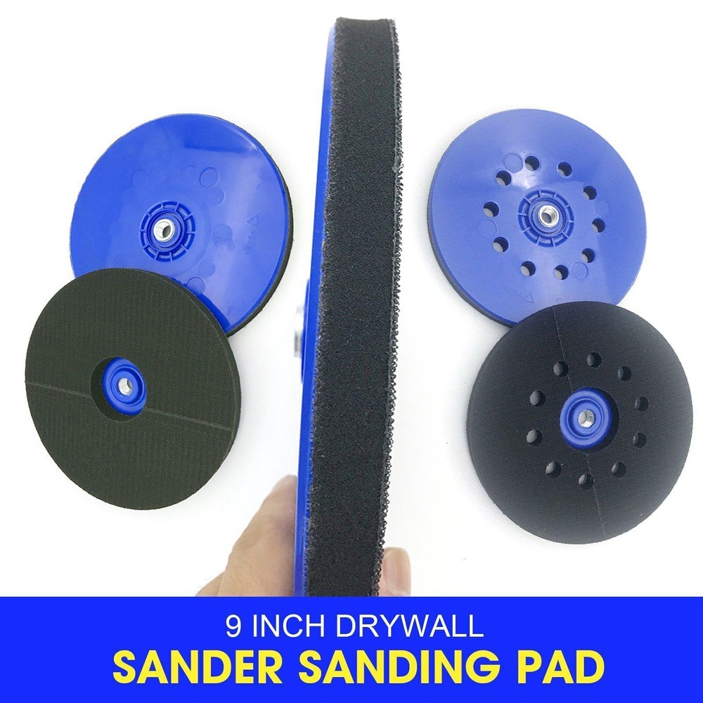 Drywall Sander Sanding Pad Replacement 9 Inch Dustless Sanding Disk Backup Pads