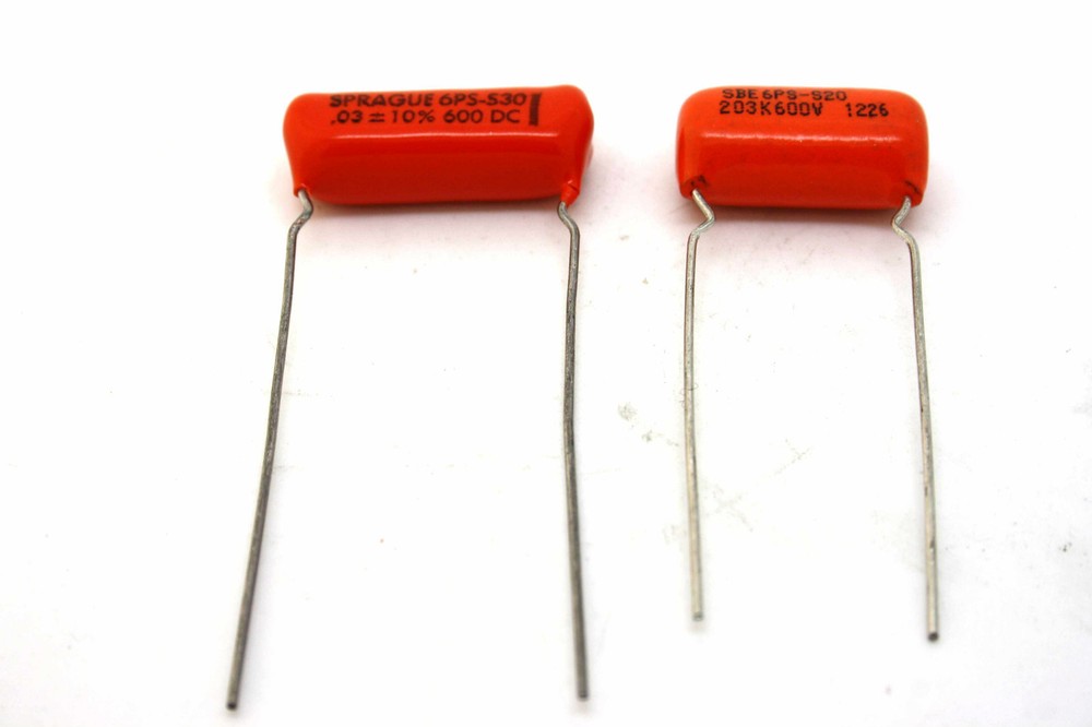 FENDER JAZZMASTER CAPACITORS KIT - SPRAGUE ORANGE DROP