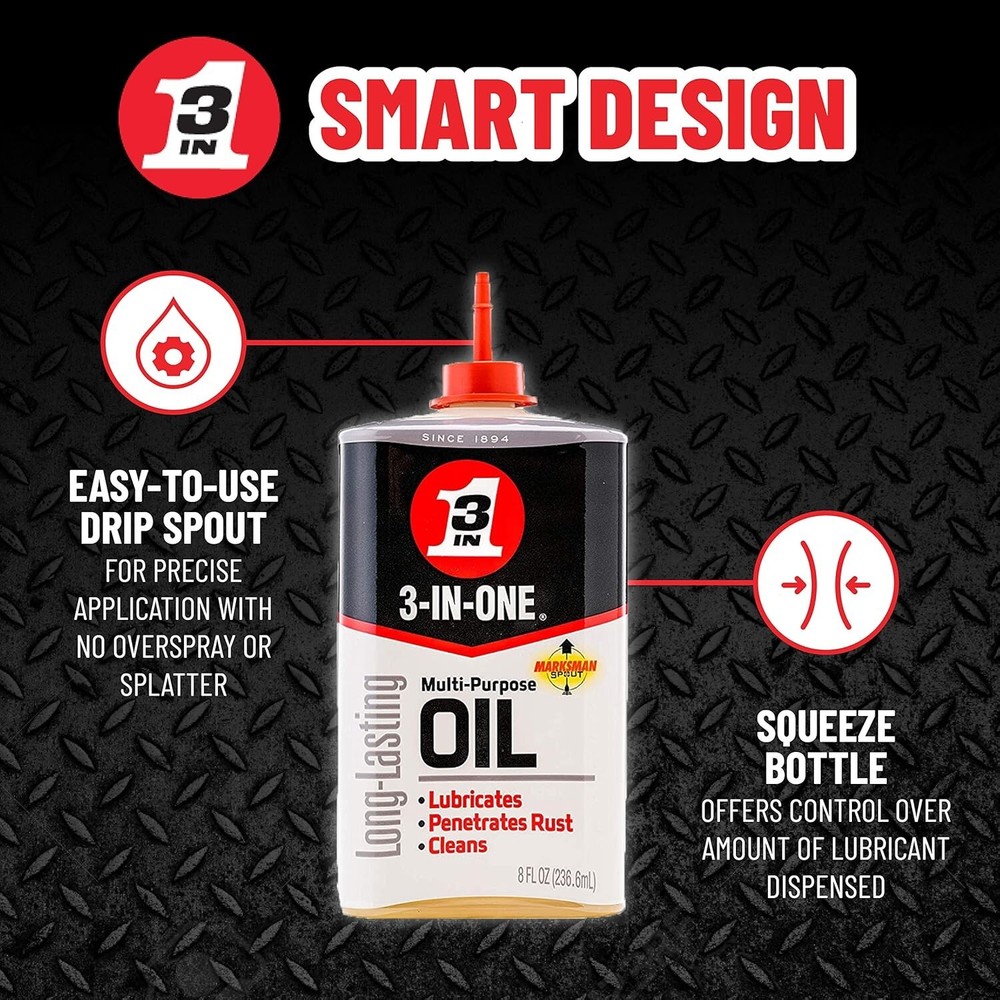 3-IN-ONE - 10038 Multi-Purpose Oil 8 OZ