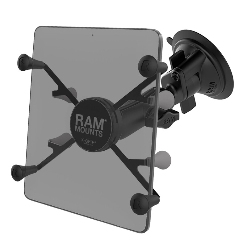 RAM X-Grip Suction Cup Mount for iPad Mini, All Versions, US-Made