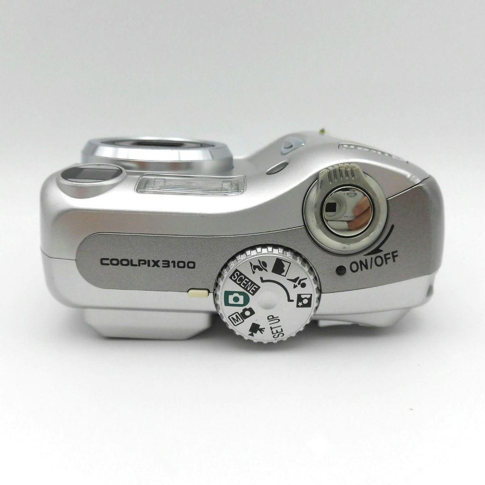 Nikon COOLPIX 3100 Compact Digital Camera Silver Tested with Accessories