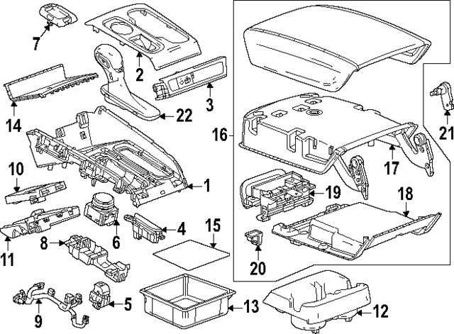 Genuine GM Shift Plate 84656039