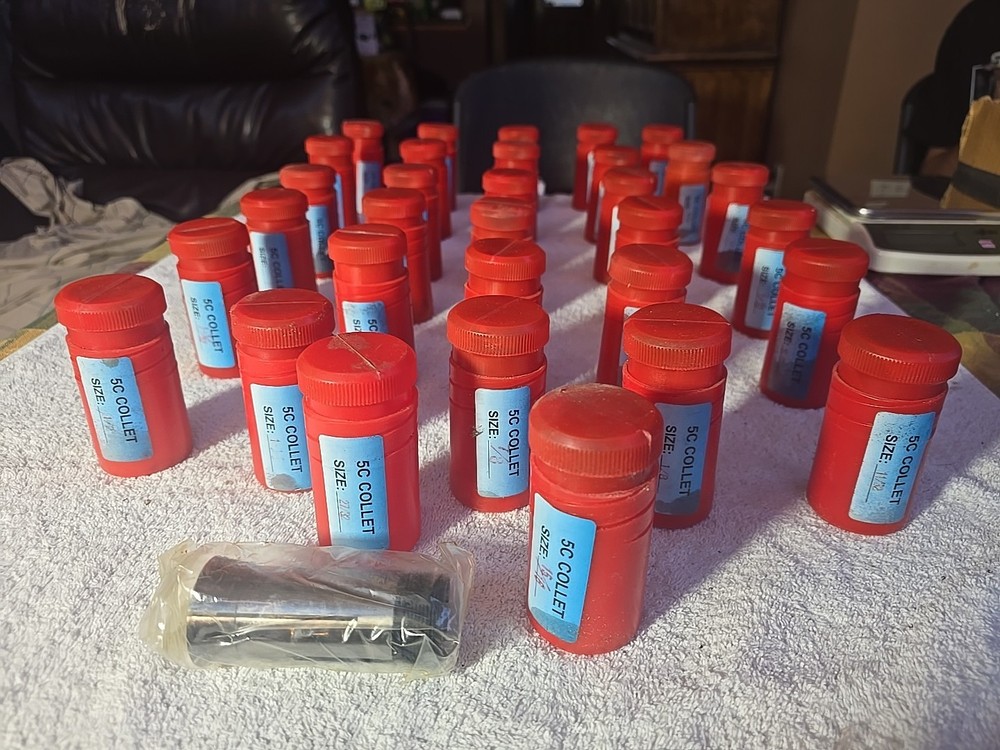 32 Piece 5C Collet Set  Brand New