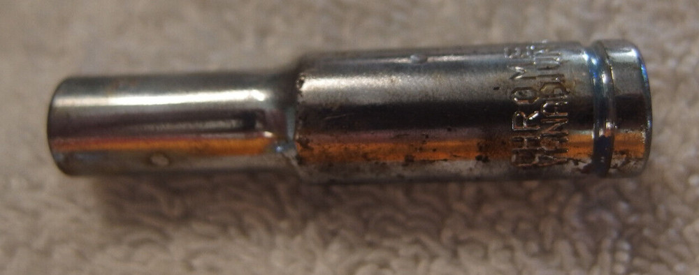 6 mm 6 pt,1/4" dr chrome vanadium deep socket VTG tool,6mm