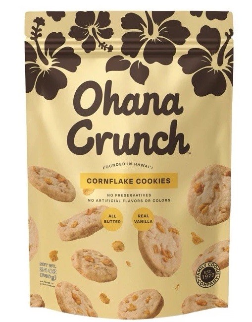 Ohana Crunch Cornflake Cookies 24oz/ea. 2 PACK
