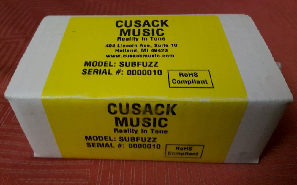 Cusack SubFuzz Octave Autograped #10 Ship World Wide