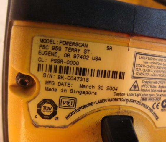 PSC PowerScan Scanners