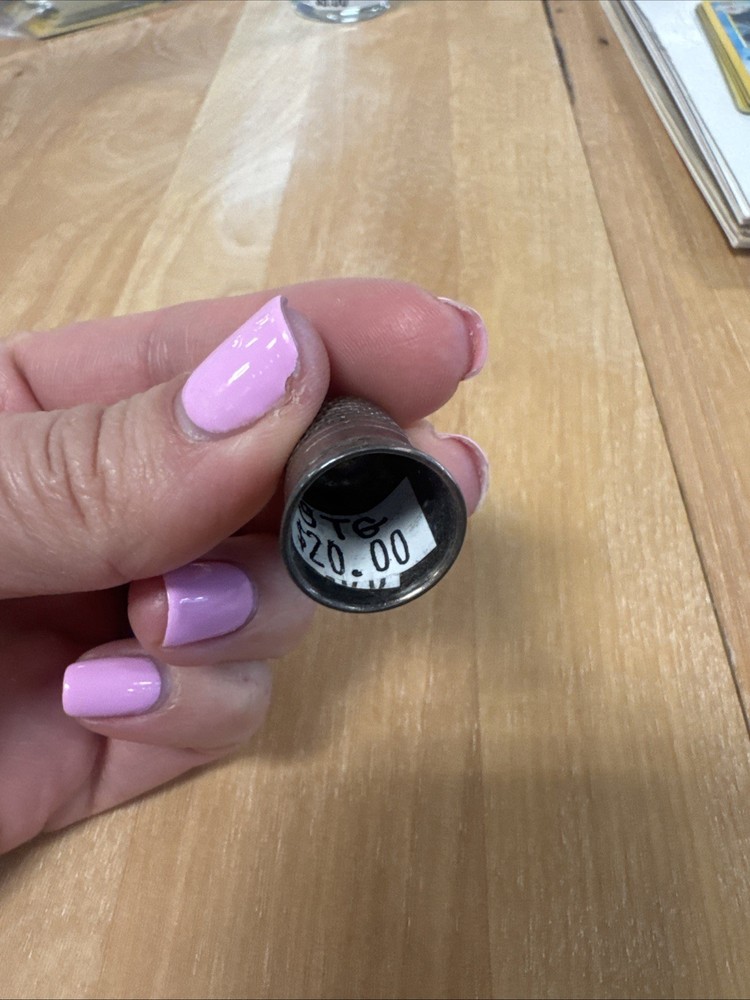 Antique Sterling Silver Thimble 9