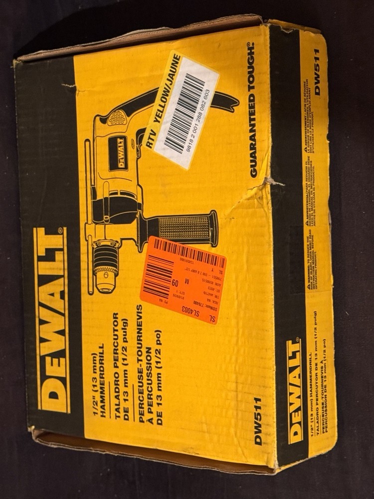 Dewalt DW511 1/2" (13mm) Hammerdrill Corded