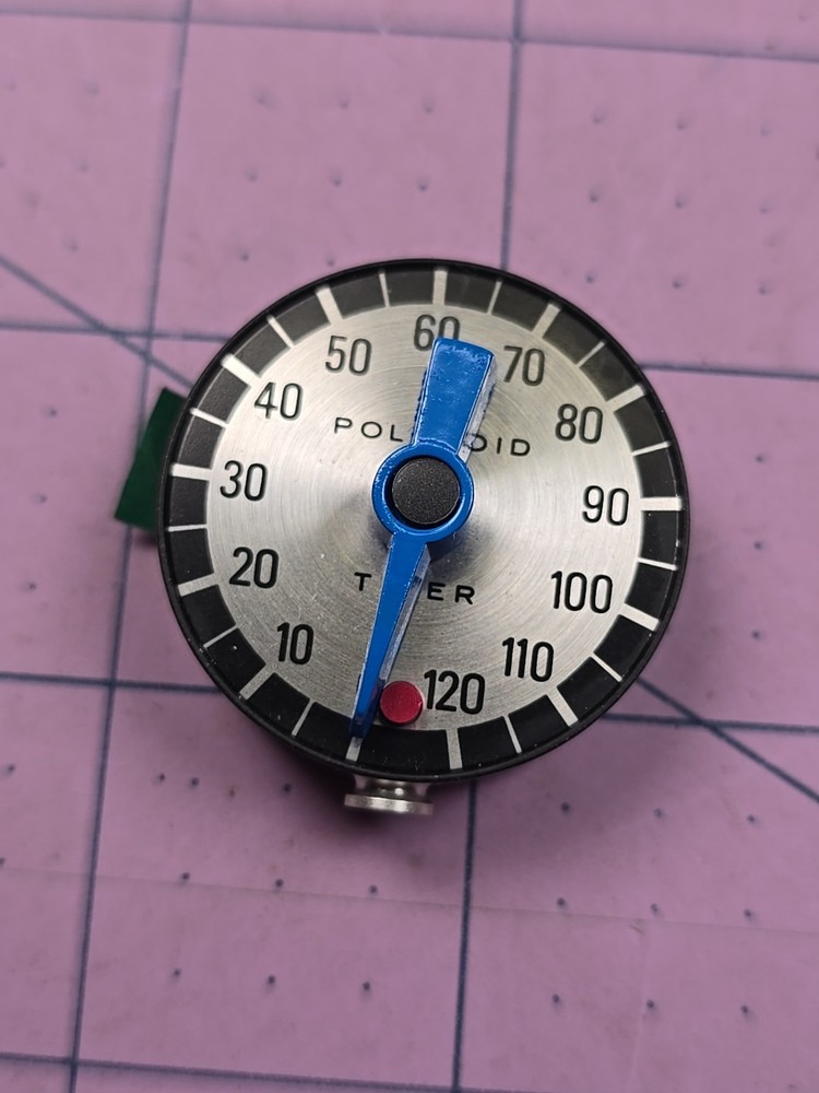 Vintage Polaroid Model 126 Development Timer with Original Box & Instructions.