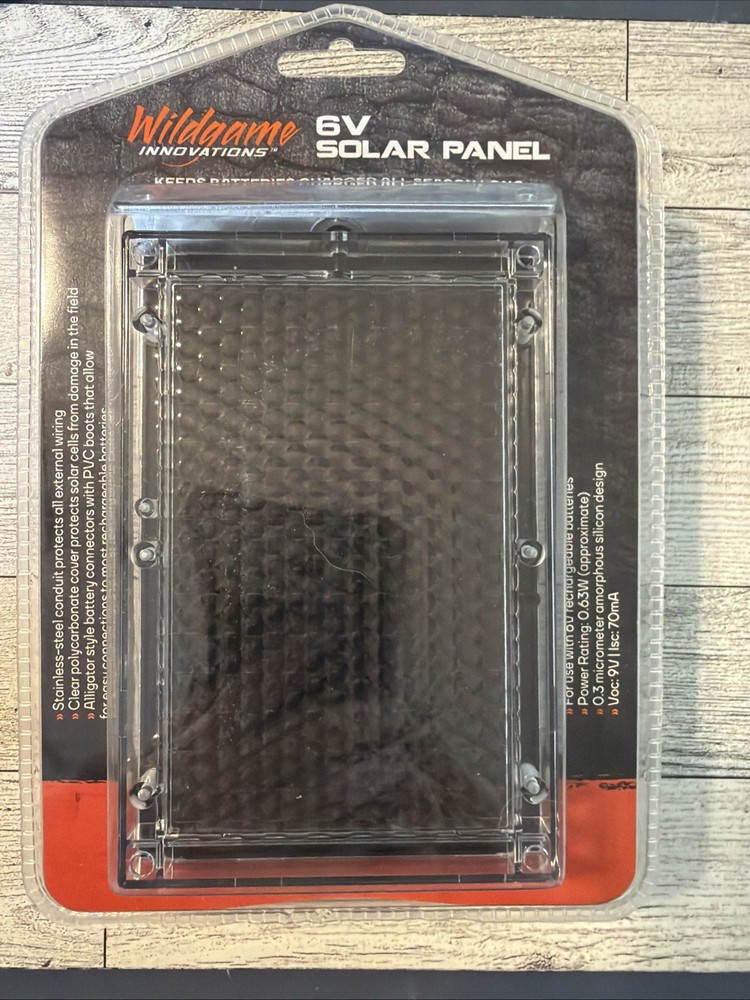 Wildgame Innovations 6V Solar Panel / Battery Charger